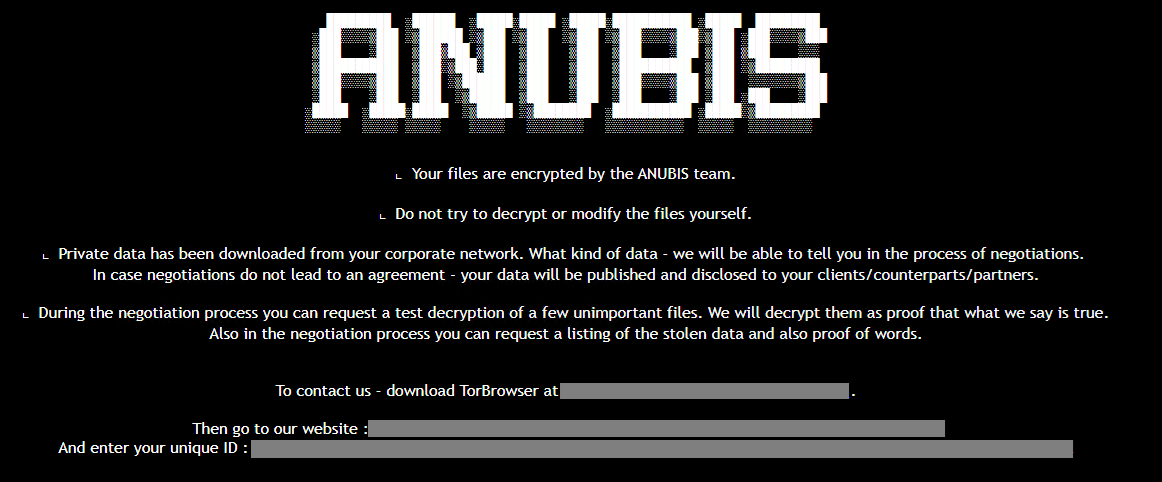 Anubis Ransomware Encrypts and Wipes Files, Making Recovery Impossible Even After Payment.