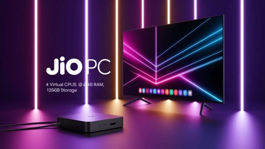 Reliance Jio Launches JioPC: Affordable Cloud Computing via TV.
