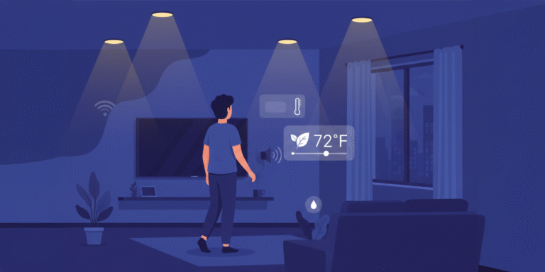 Zero UI Experience in smart homes using sensors and automation.